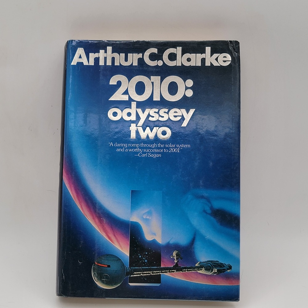 Arthur C. Clarke 2010: Odyssey Two Hardcover 1982 Del Rey Sci-Fi‎ Good